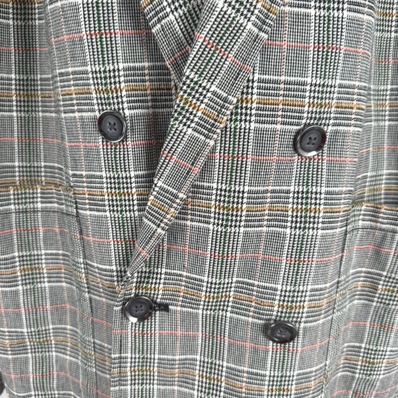 Maeve Lilith Oversized Blazer Jacket Size 14 Herringbone Cotton Blend CJ-2160 - Picture 4 of 12